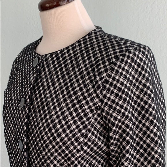 SPANX Ponte Plaid Jacquard Lady Jacket - Picture 9 of 16